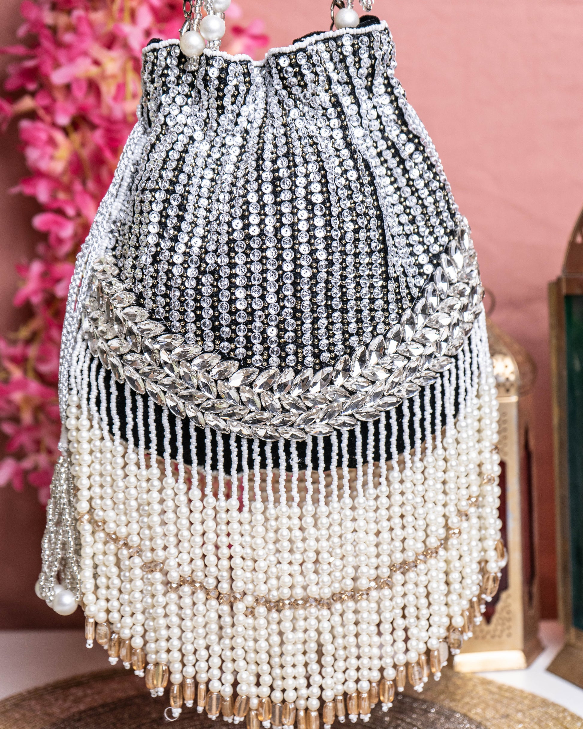 Aabha Fringe Potli Bag