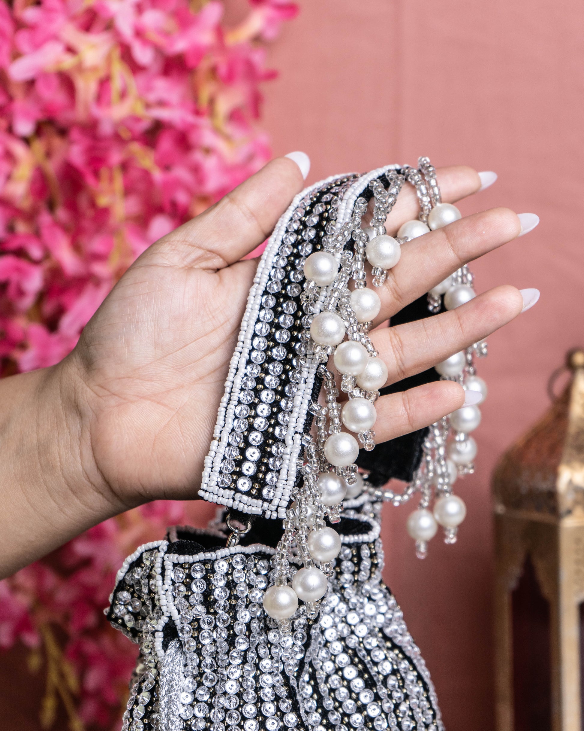 Aabha Fringe Potli Bag