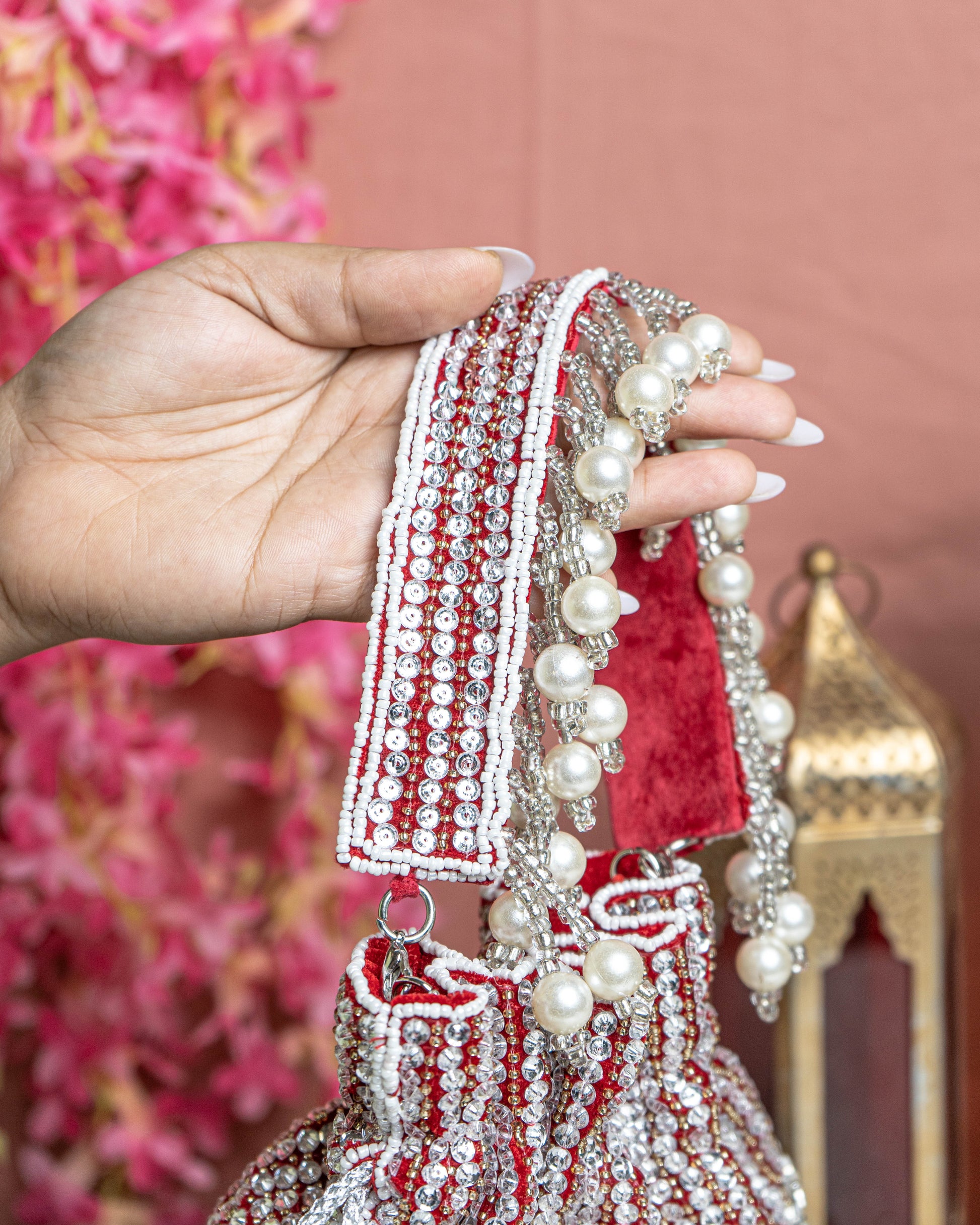 Aabha Fringe Potli Bag