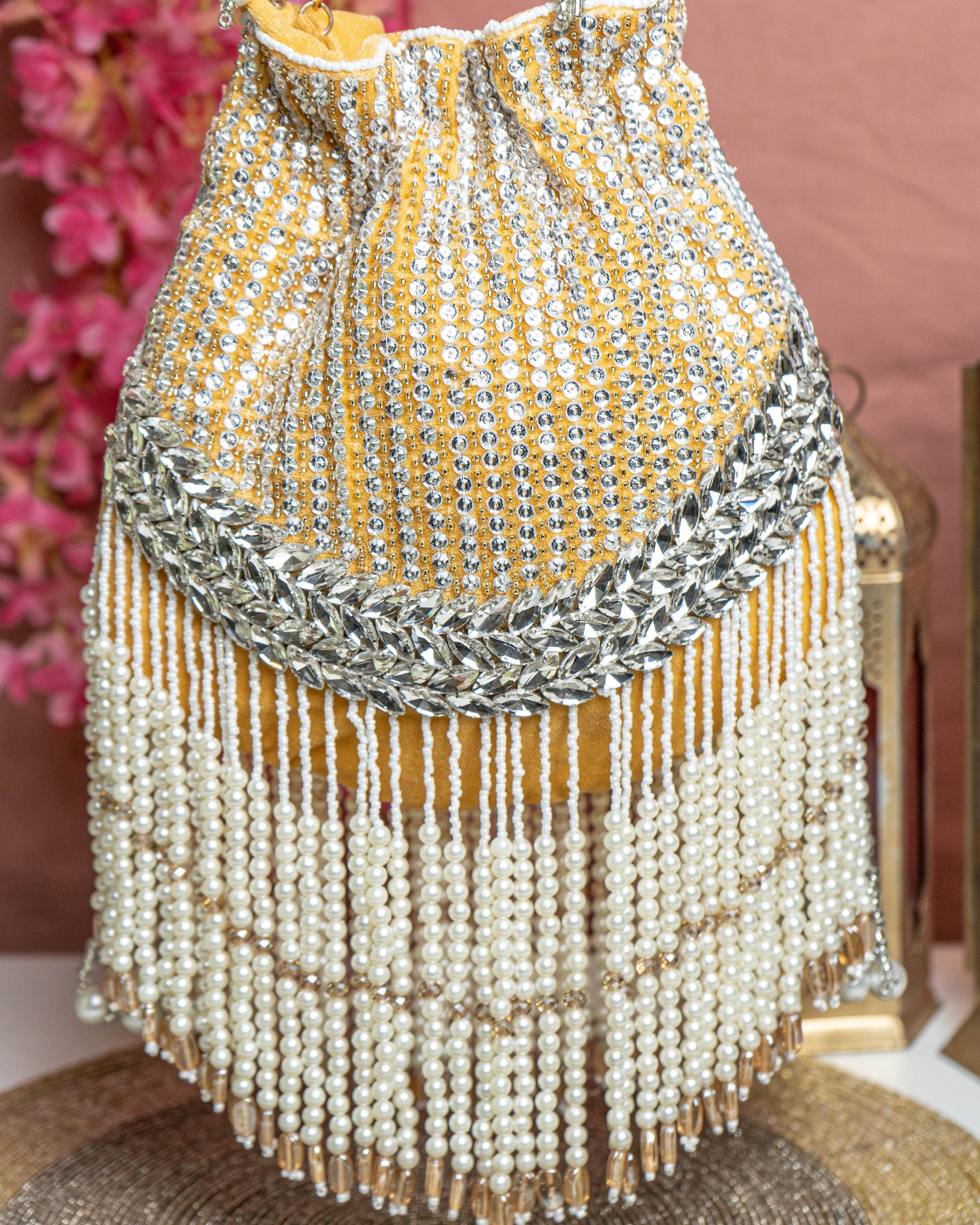 Aabha Fringe Potli Bag
