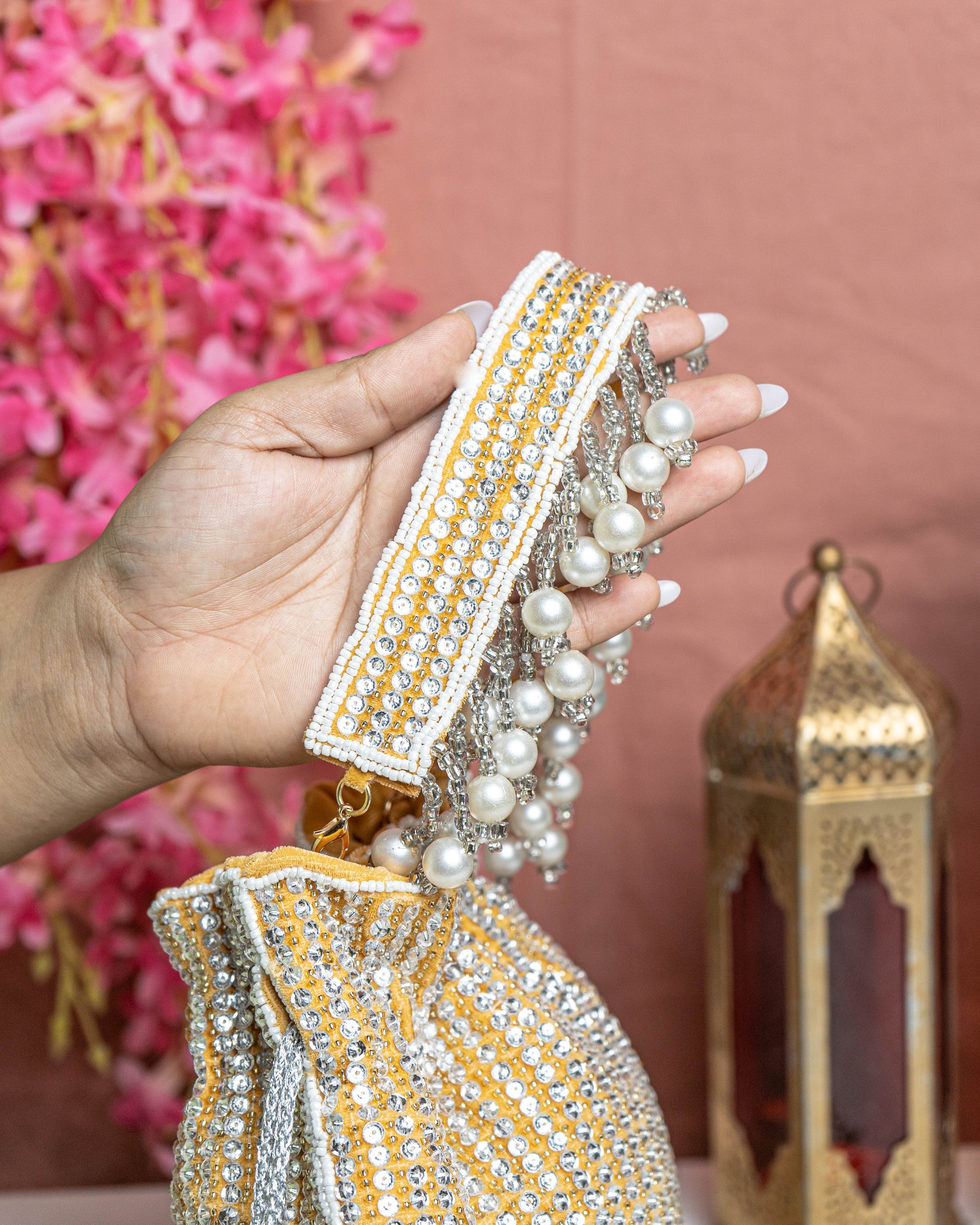 Aabha Fringe Potli Bag