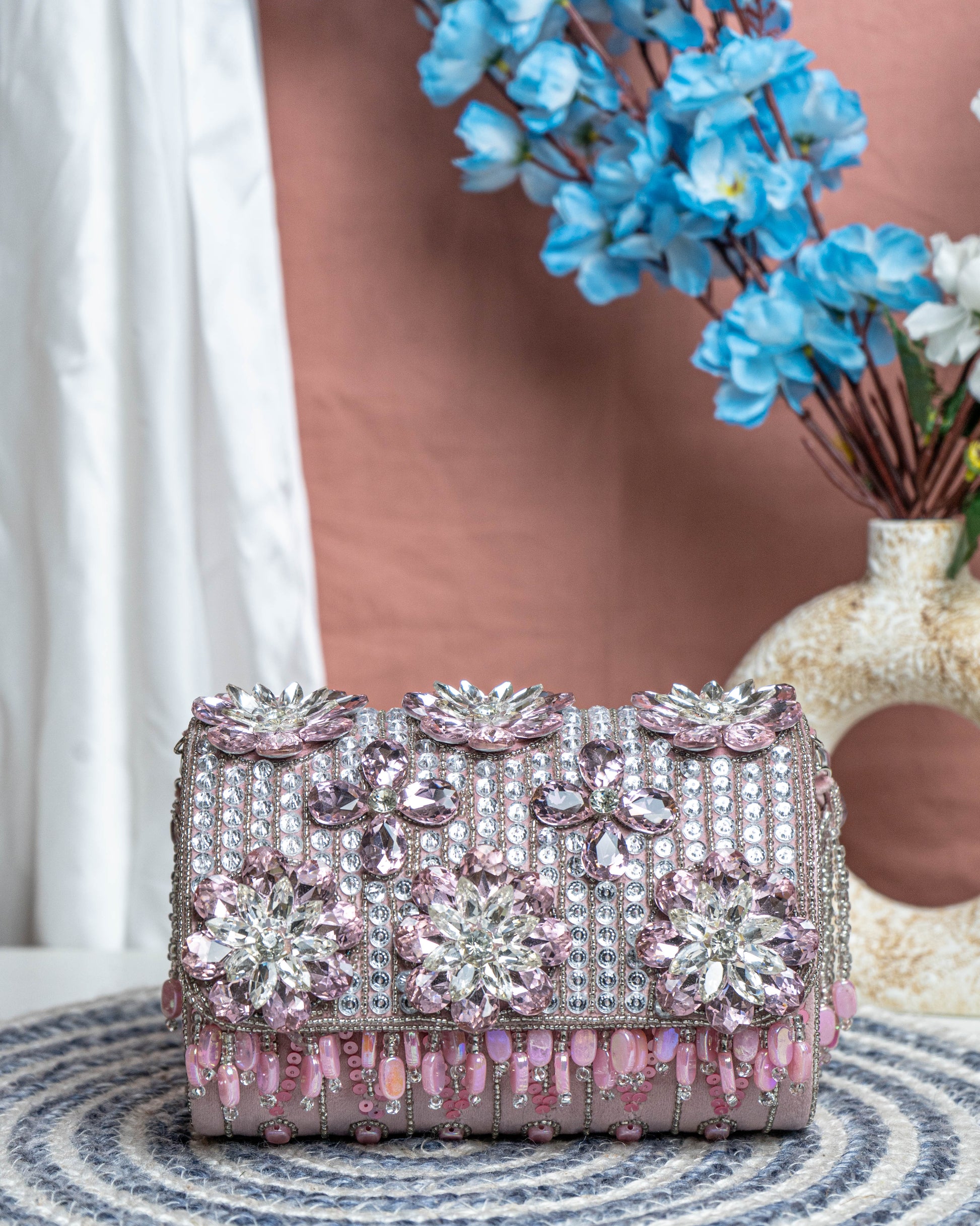 Lunara Bloom Crystal Bag