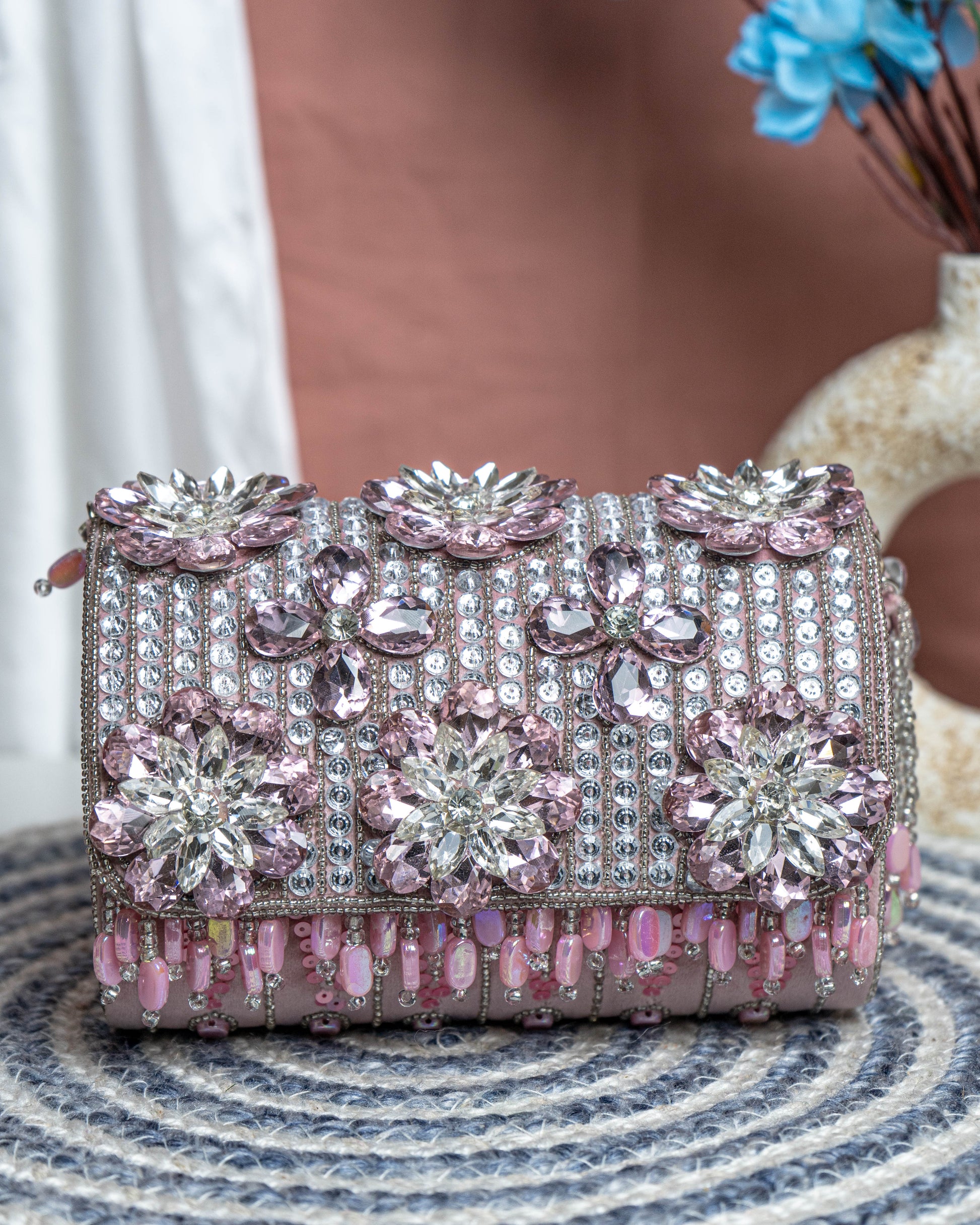 Lunara Bloom Crystal Bag