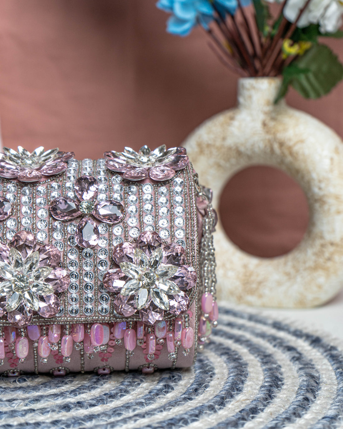 Lunara Bloom Crystal Bag