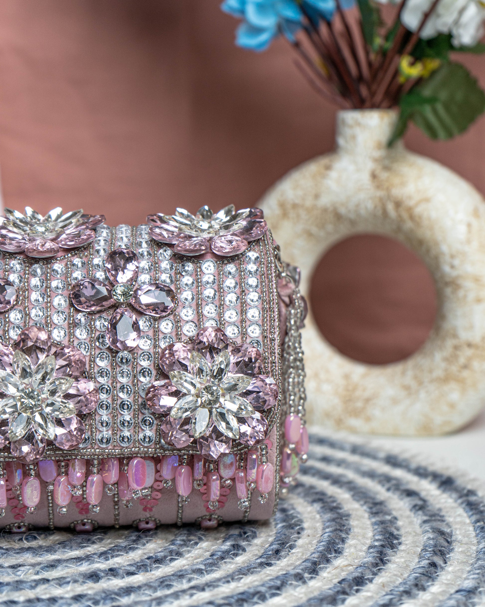 Lunara Bloom Crystal Bag