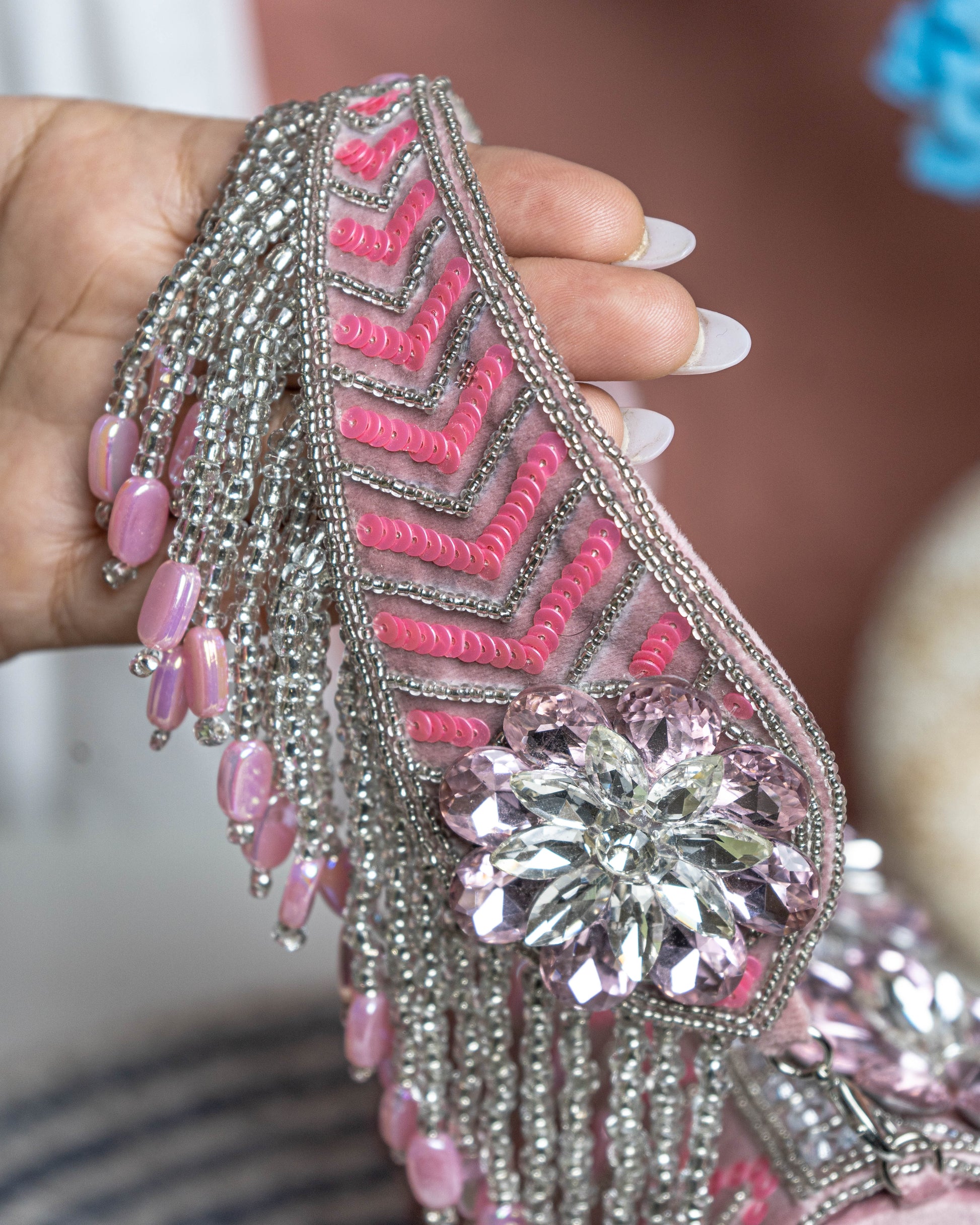 Lunara Bloom Crystal Bag