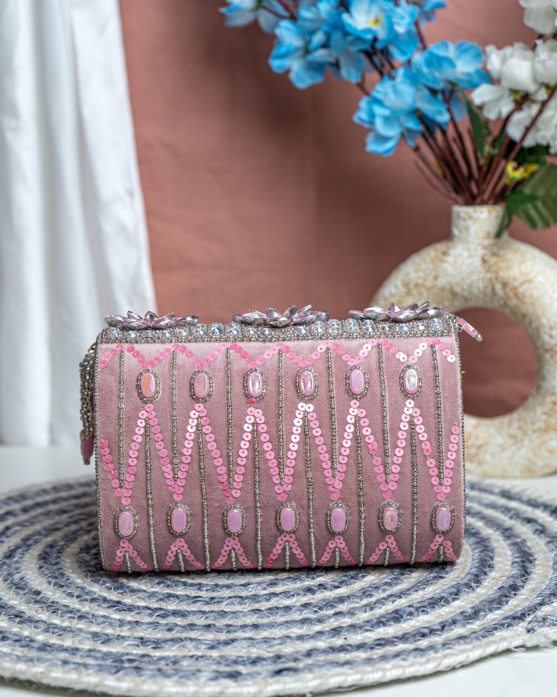 Lunara Bloom Crystal Bag